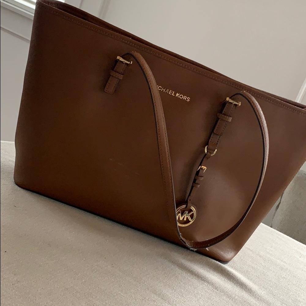 Michael Kors Saffiano Leather Tote Bag